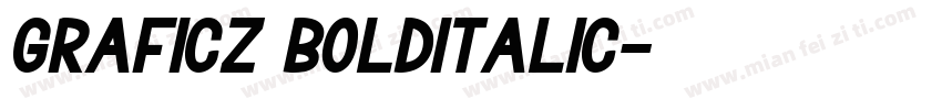 Graficz BoldItalic字体转换